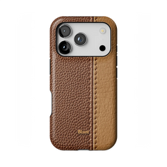 Two-Tone Walnut iPhone Case