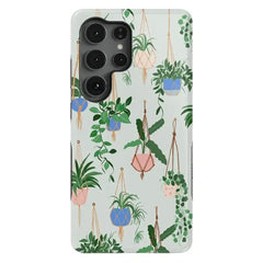 Hanging Around | Potted Plants Floral Samsung Case