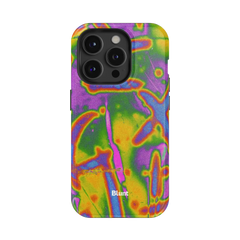 Neon Terrain iPhone Case