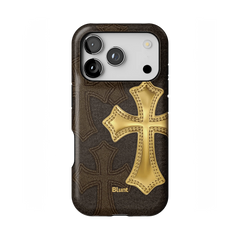 Gold Cross iPhone Case