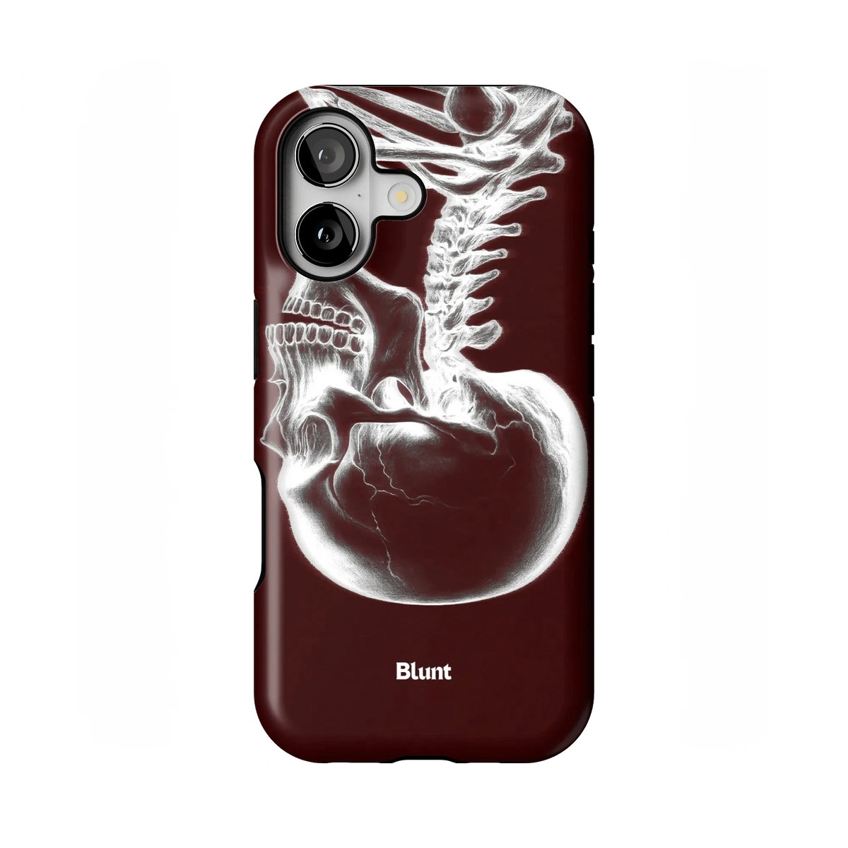 Crimson Cranium iPhone Case