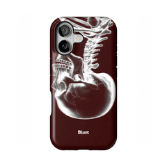 Crimson Cranium iPhone Case