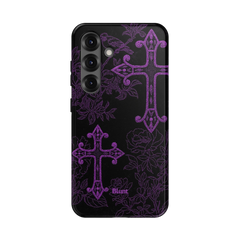 Purple Cross Samsung Case