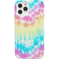Wild & Free | Classic Rainbow Tie Dye iPhone Case