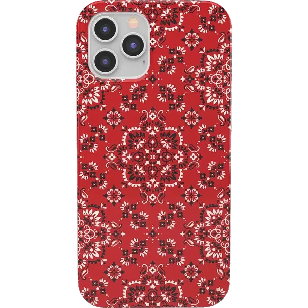 I'm with the Band | Red Bandana Print Case