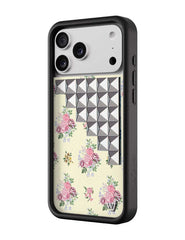 Vintage Floral Stud iPhone Case