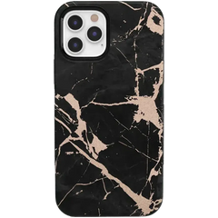 Hidden Gem | Rose Gold and Black Marble Case