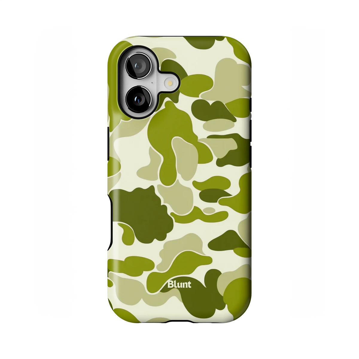 Lime Camo iPhone Case