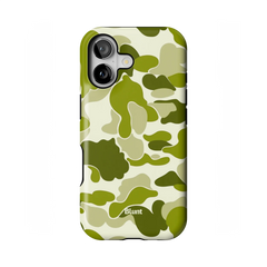 Lime Camo iPhone Case