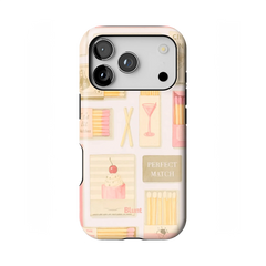 Pink Match iPhone Case