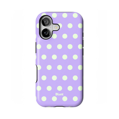 Lavender Mint Polka iPhone Case