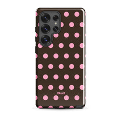 Chocolate Polka Samsung Case