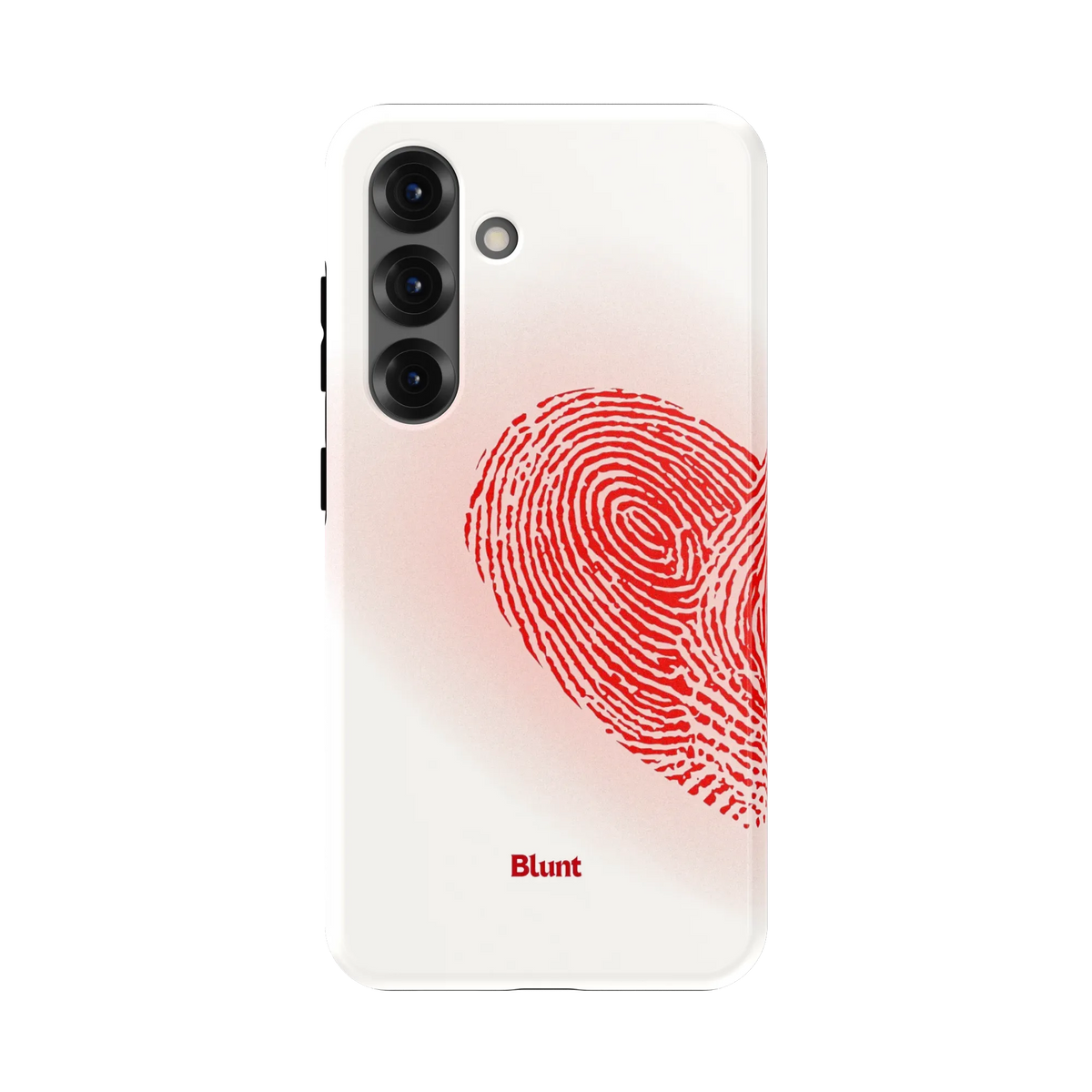 Heart Print White Samsung Case