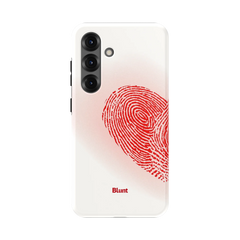 Heart Print White Samsung Case