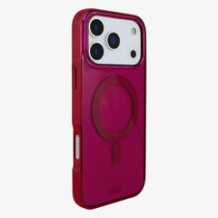 Glass Maroon MagSafe® Compatible iPhone Case