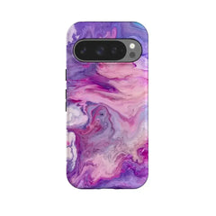 Tie Dying Over You | Purple Marble Google Pixel Case