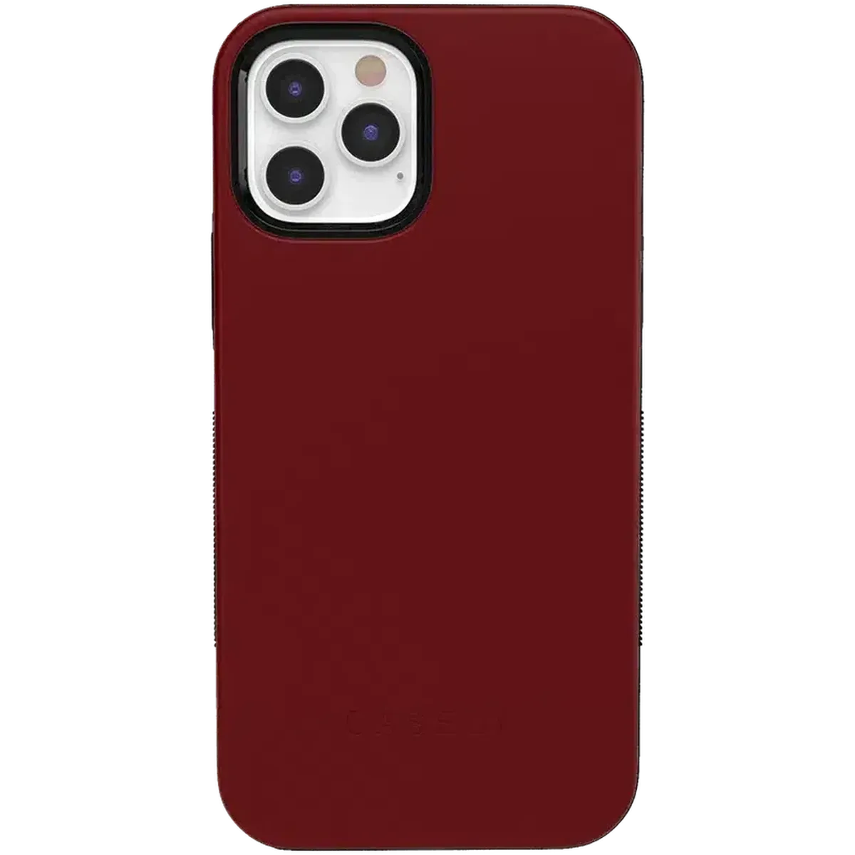 Burgundy Red on Black | Ultra-Protective Bold Case