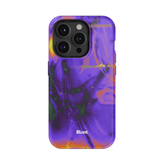 Violet Static iPhone Case