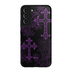 Purple Cross Samsung Case