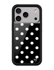 Polka Dot | Black and White iPhone Case