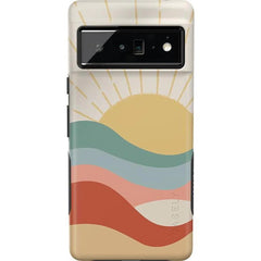 Here Comes the Sun | Colorblock Sunset Google Pixel Case