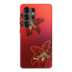 Scarlet Petals Samsung Case