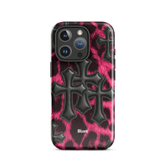 Leopard Cross iPhone Case