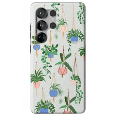 Hanging Around | Potted Plants Floral Samsung Case