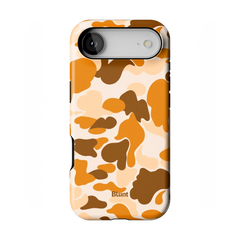 Orange Camo iPhone Case
