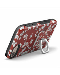 Floral Forest | Red Cherry Blossom Floral Phone Ring