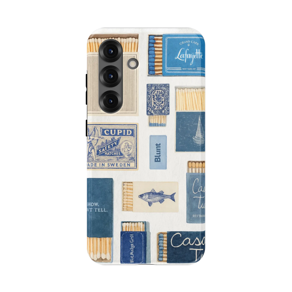 Teal flame Samsung Case