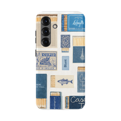 Teal flame Samsung Case