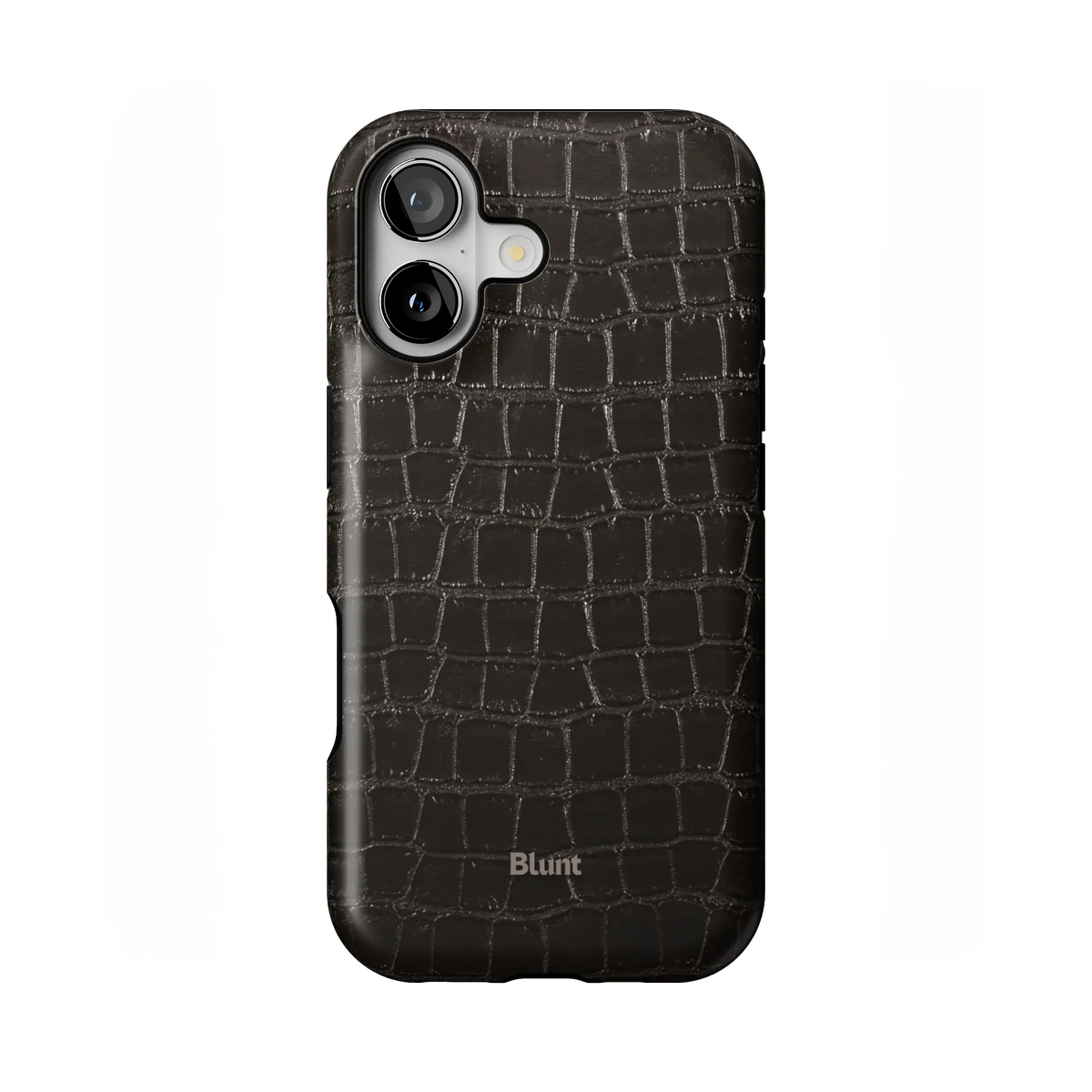 Onyx Croc iPhone Case