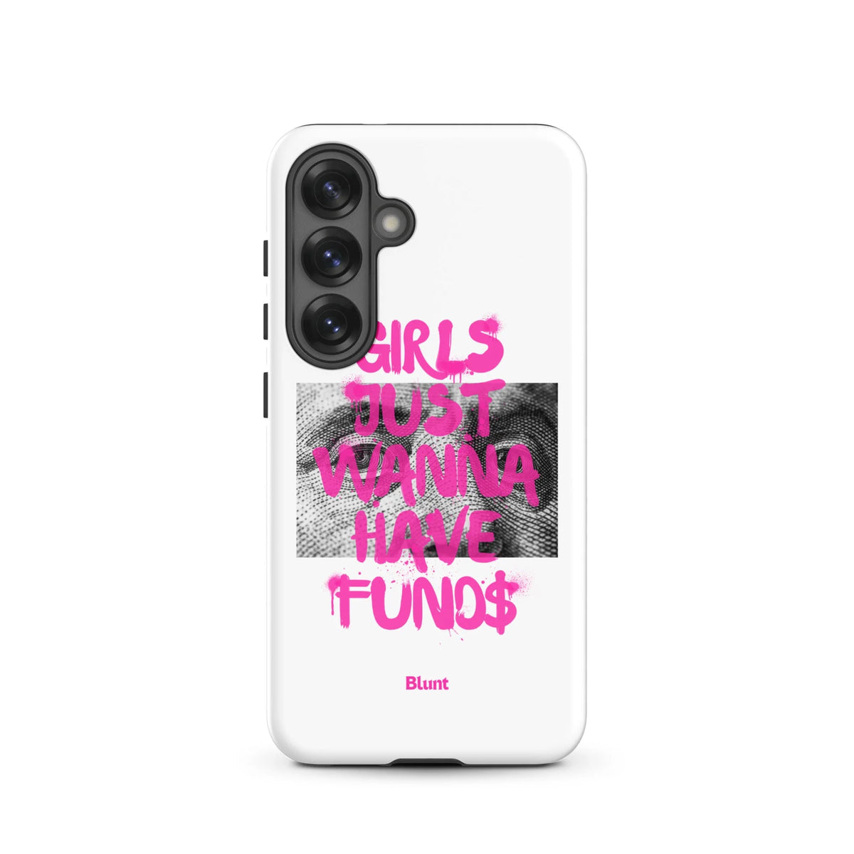 Fund$ White Samsung Case