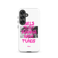 Fund$ White Samsung Case