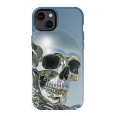 Chrome Skull iPhone Case