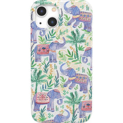 Pastel Gardens | Watercolor Elephant Floral Case