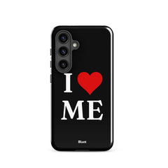 I Love Me in Black Samsung Case