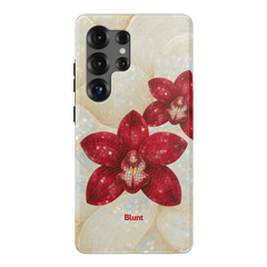 Crimson Orchid Samsung Case