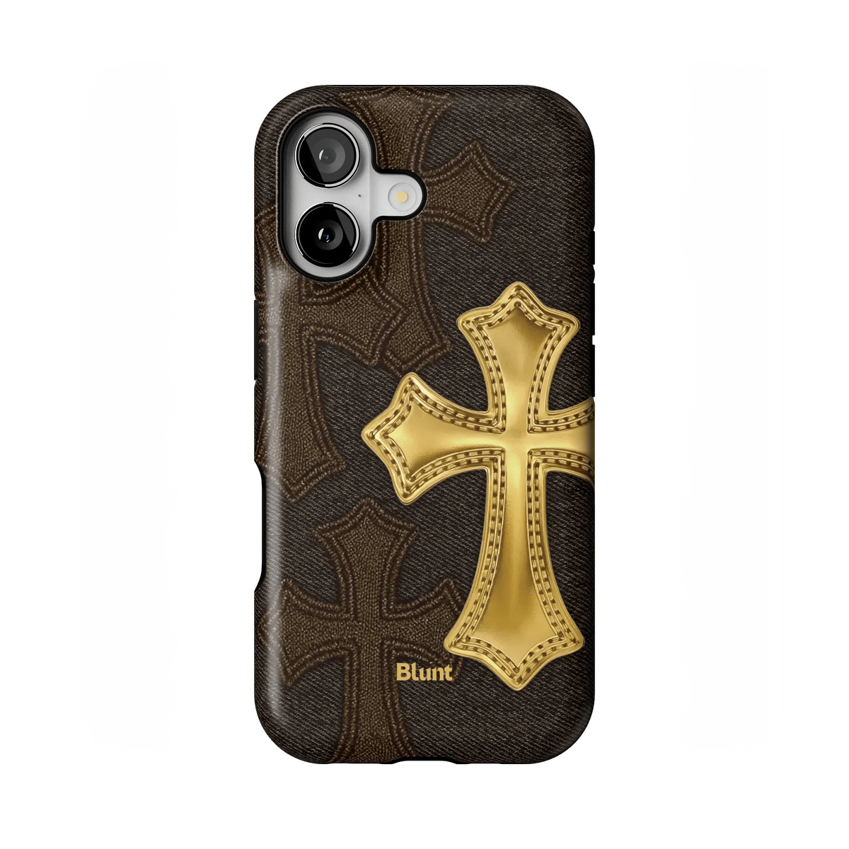 Gold Cross iPhone Case
