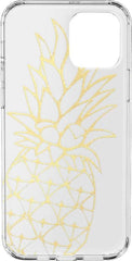 You're a Fine-Apple | Gold Pineapple Clear Case