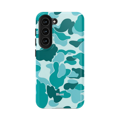 Aqua Camo Samsung Case
