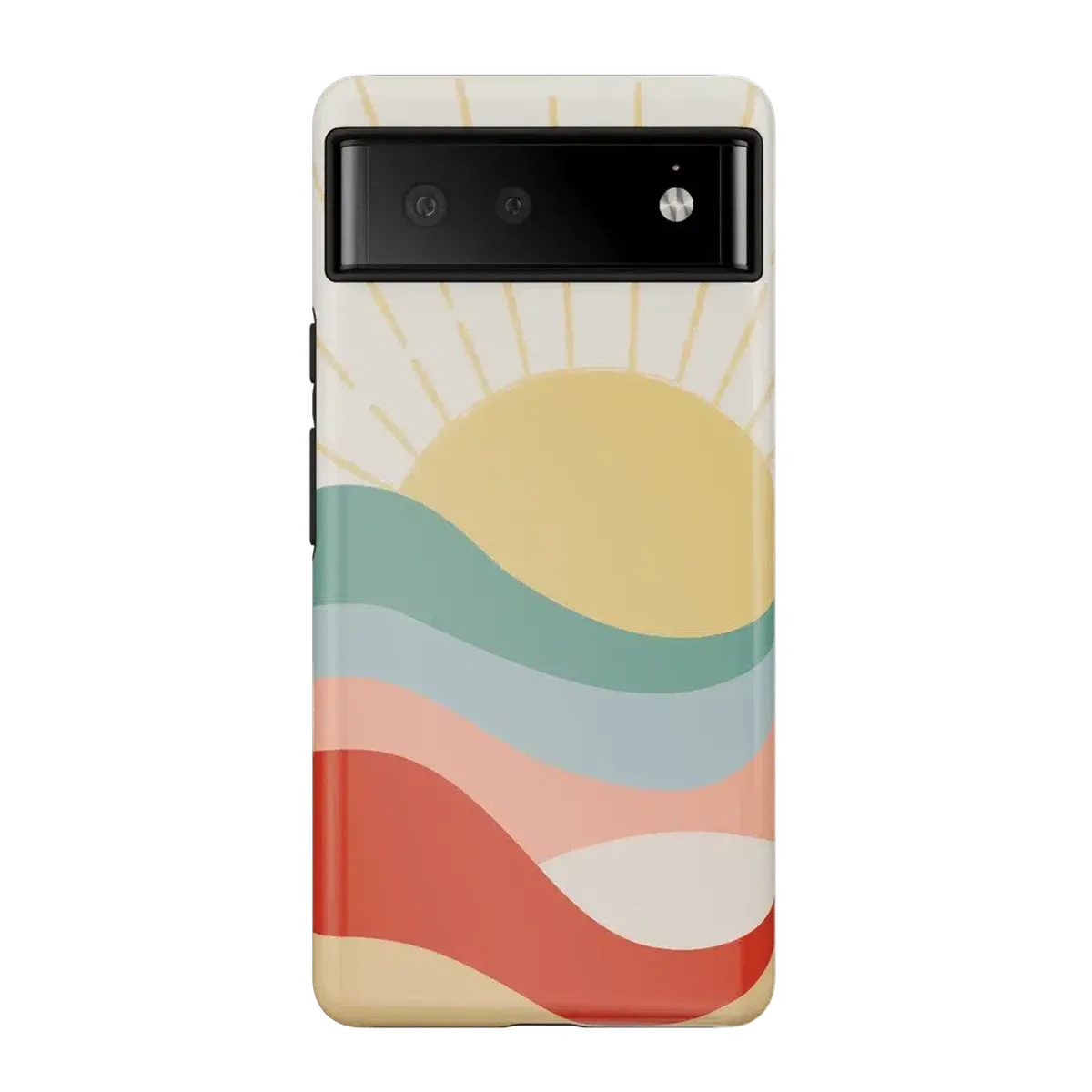 Here Comes the Sun | Colorblock Sunset Google Pixel Case