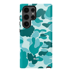 Aqua Camo Samsung Case