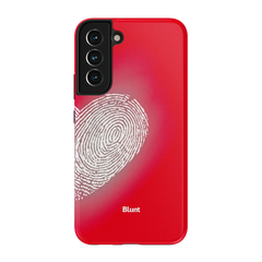 Heart Print Red Samsung Case