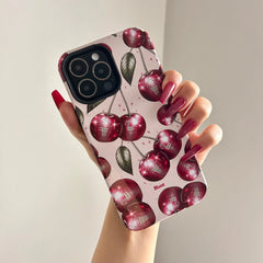 Cream Cherry Party iPhone Case