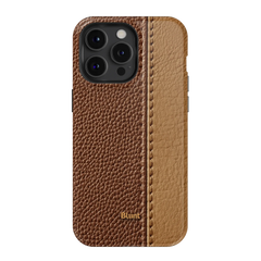 Two-Tone Walnut iPhone Case