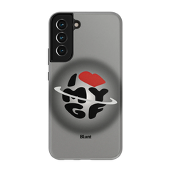 Grey Aura Girlfriend Samsung Case