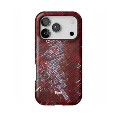 Crimson Scale iPhone Case