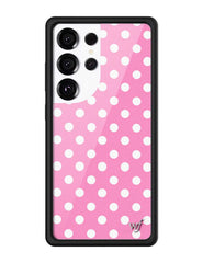 Polka Dot | Pink and White Samsung Galaxy Case